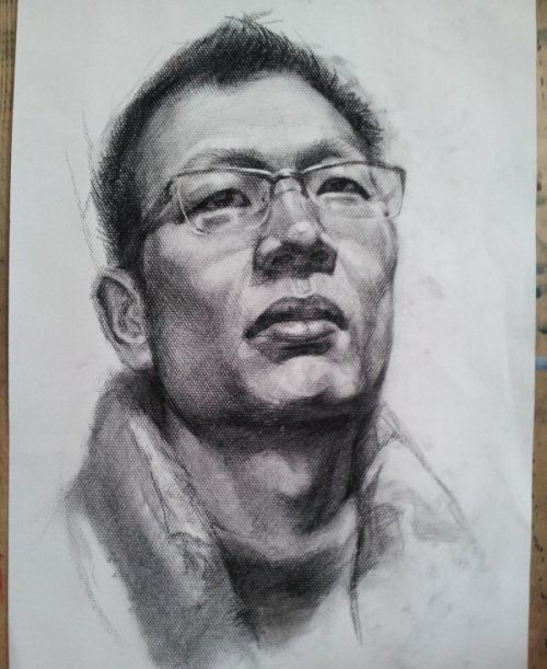 网友人物素描作品展示，发几张素描作品