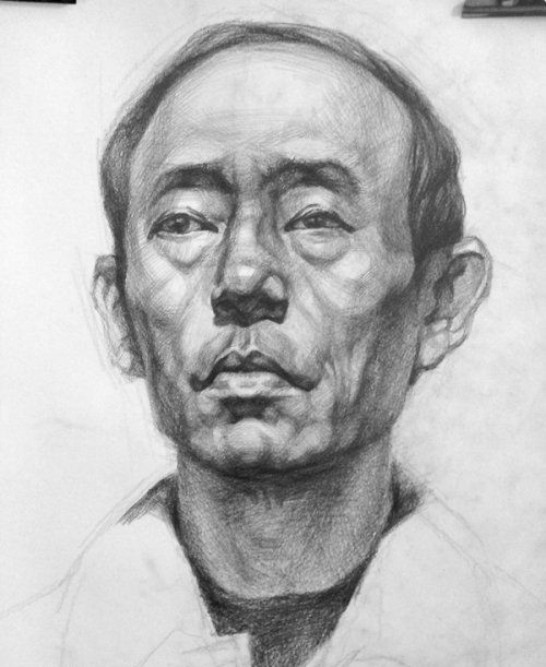 网友人物素描作品展示，发几张素描作品