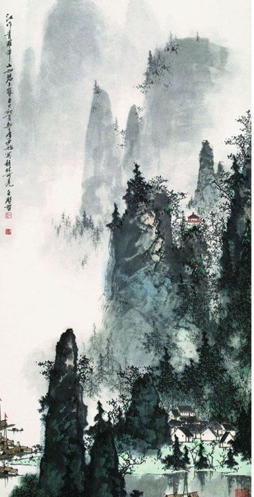 国画山水 | 白雪石国画山水作品欣赏