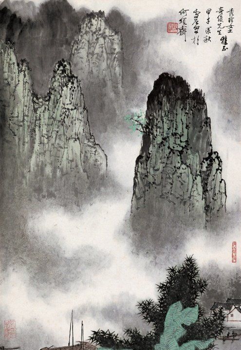 国画山水 | 白雪石国画山水作品欣赏