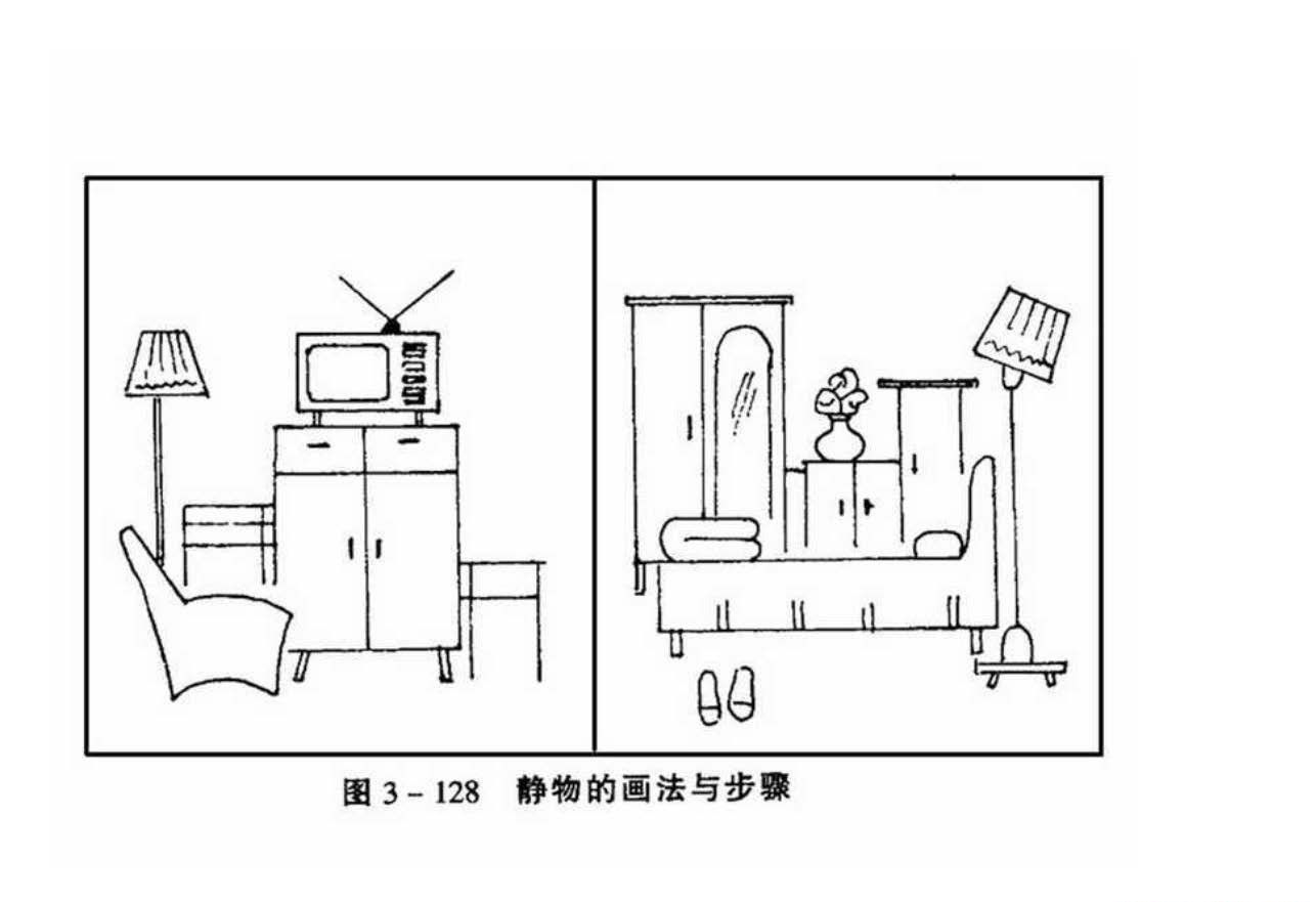 静物简笔画法图例