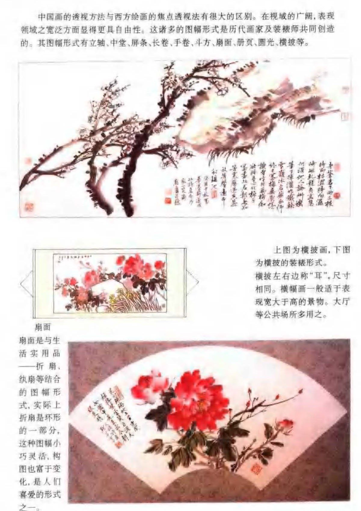 花鸟画构图法《图幅形式》