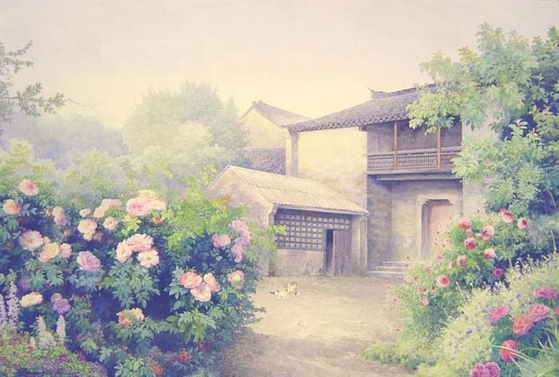 风景水彩画：黄有维手绘风景水彩画作品欣赏