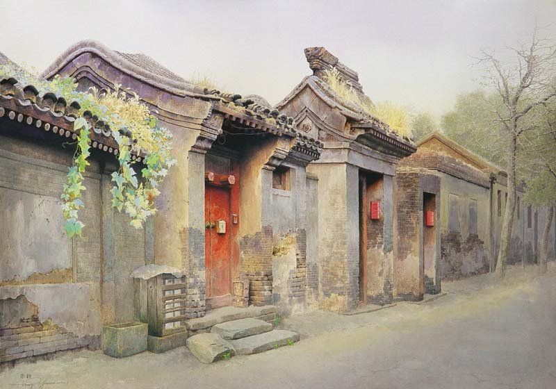 风景水彩画：黄有维手绘风景水彩画作品欣赏