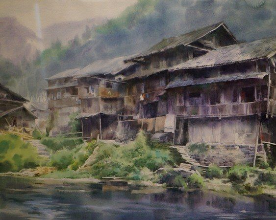 上海-仁川-青岛水彩画交流展