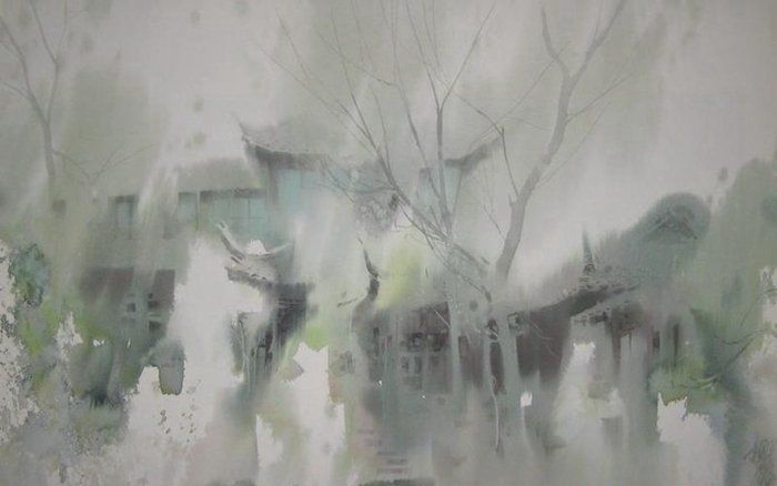 水彩画家柳毅唯美风景作品欣赏