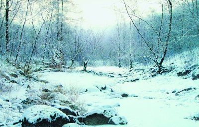 水彩画家陶世虎手绘山水自然