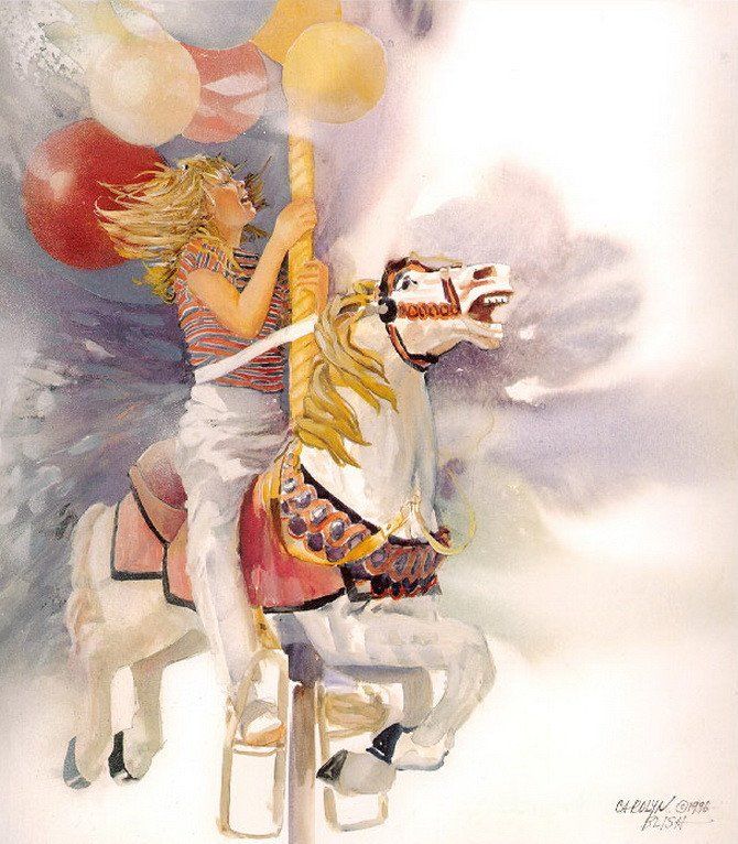 著名美国女画家Carolyn Blish水彩作品图片欣赏