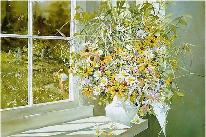 著名美国女画家Carolyn Blish水彩作品图片欣赏