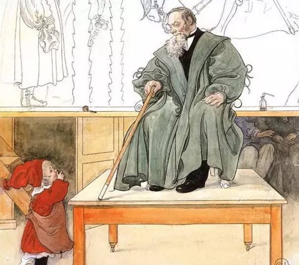 瑞典画家Carl Larsson卡尔·拉森作品