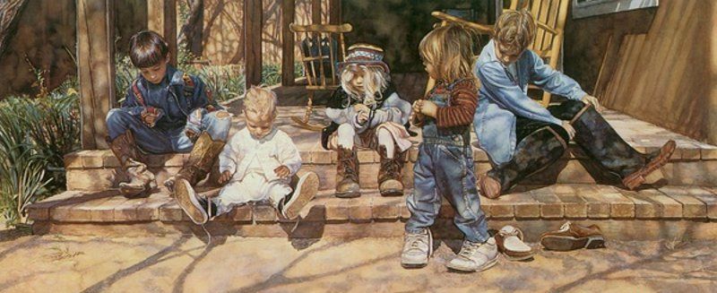 Steve Hanks 水彩画作品全集一