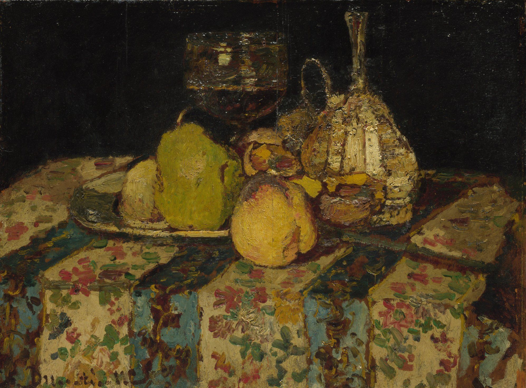 Adolphe Monticelli | Still Life - Fruit | 英国伦敦大英博物馆