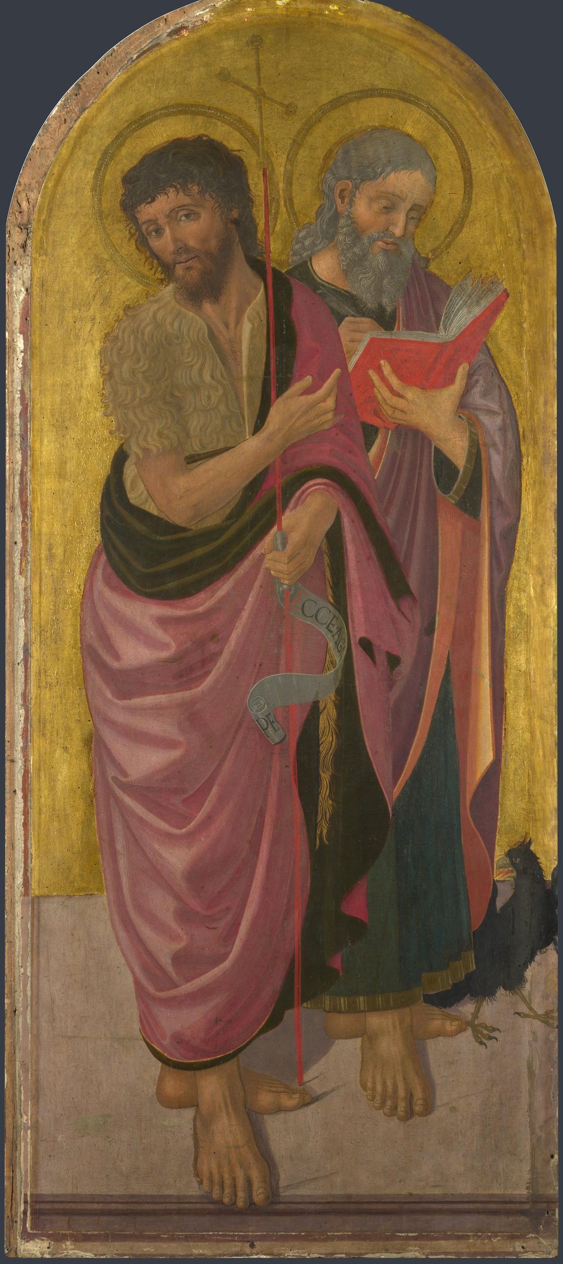 Zanobi Machiavelli - Saint John the Baptist and Saint John the Evangelist