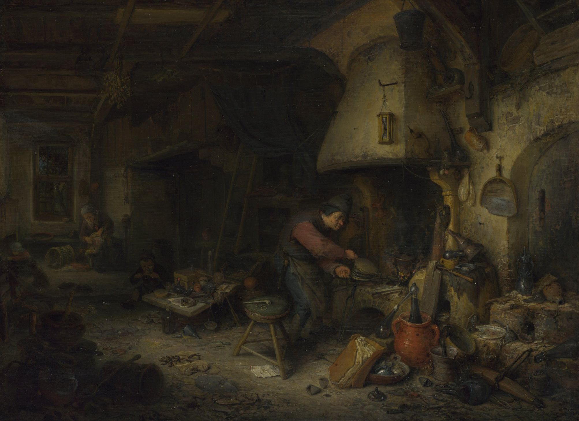 Adriaen van Ostade - An Alchemist