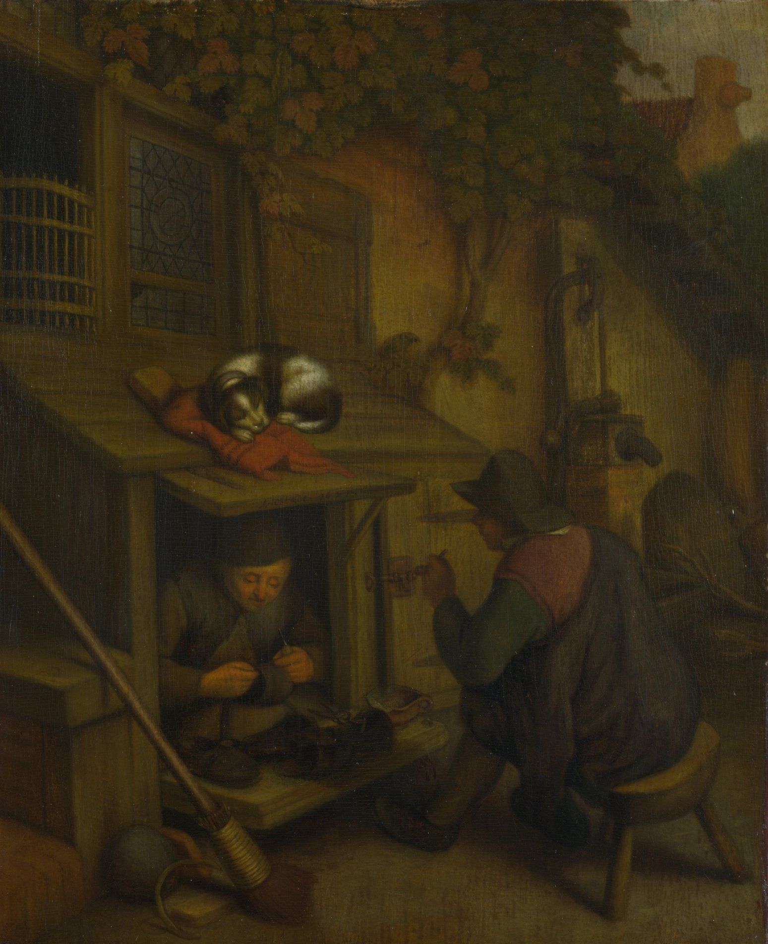 Adriaen van Ostade - A Cobbler