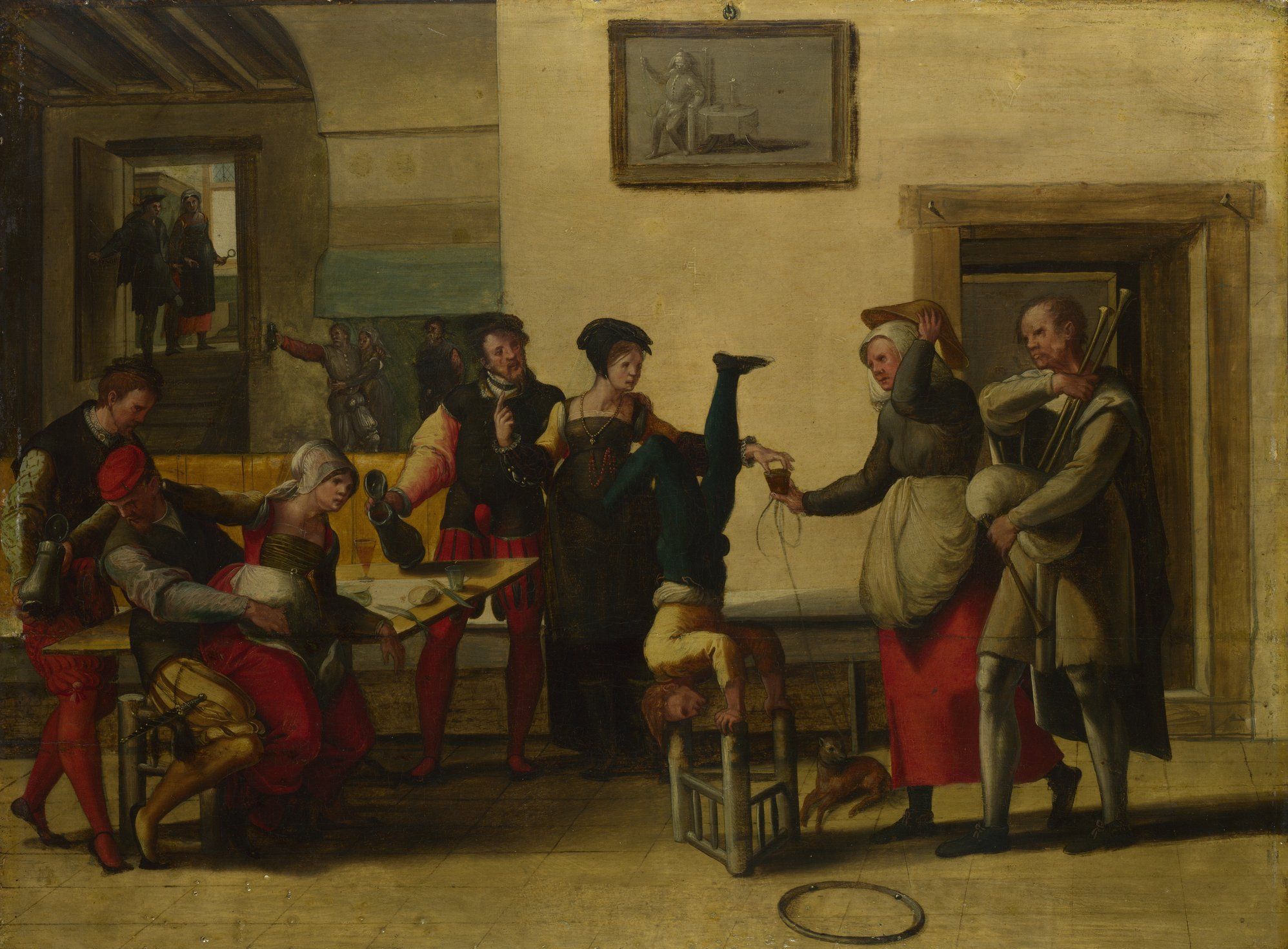 The Brunswick Monogrammist - Itinerant Entertainers in a Brothel