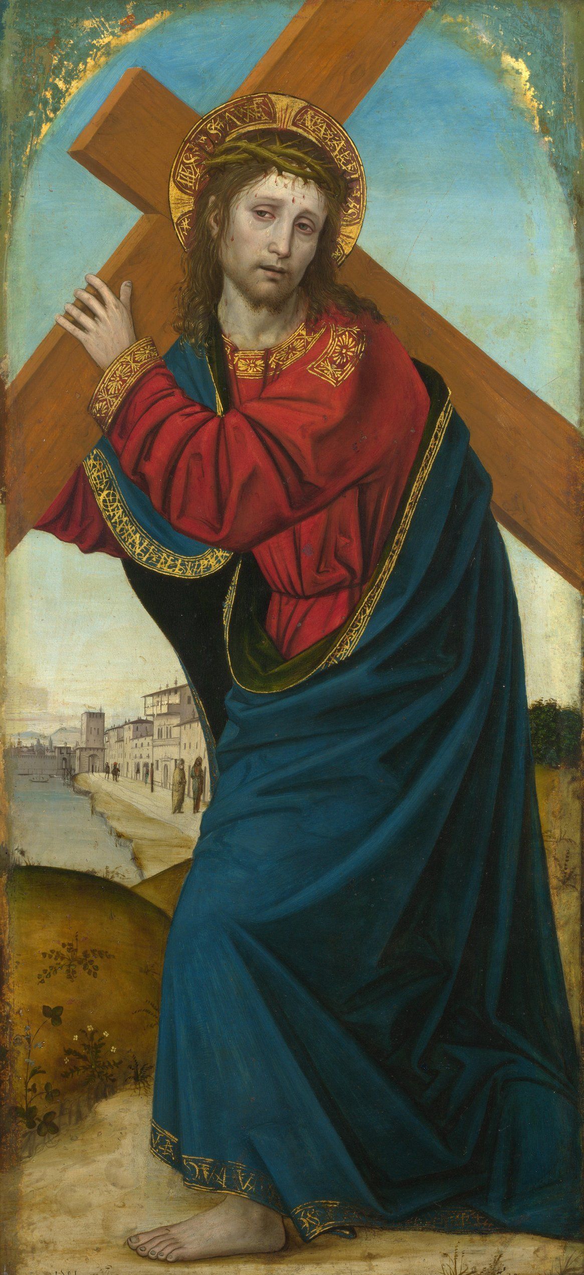 Ambrogio Bergognone - Christ carrying the Cross