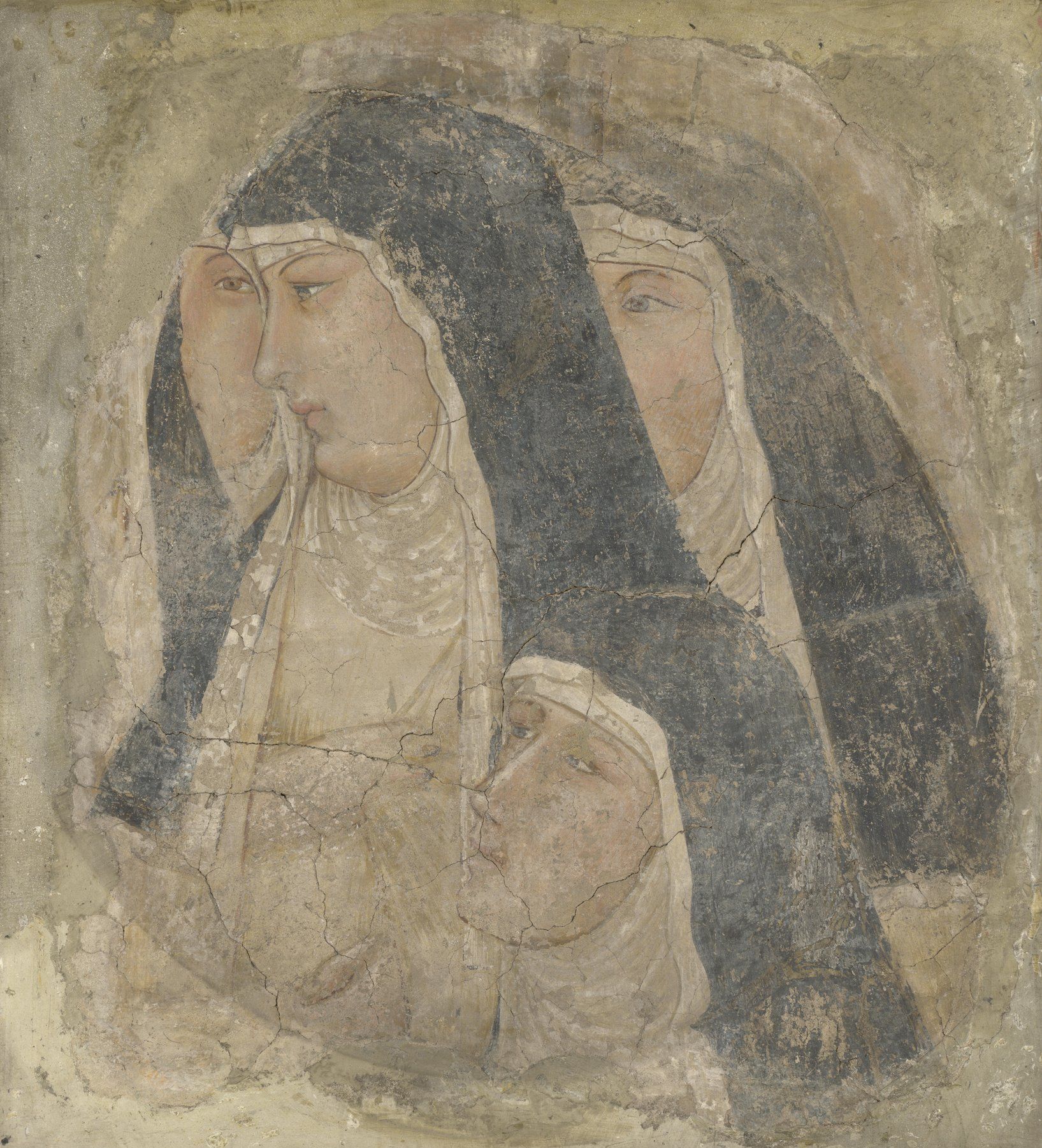 Ambrogio Lorenzetti - A Group of Poor Clares