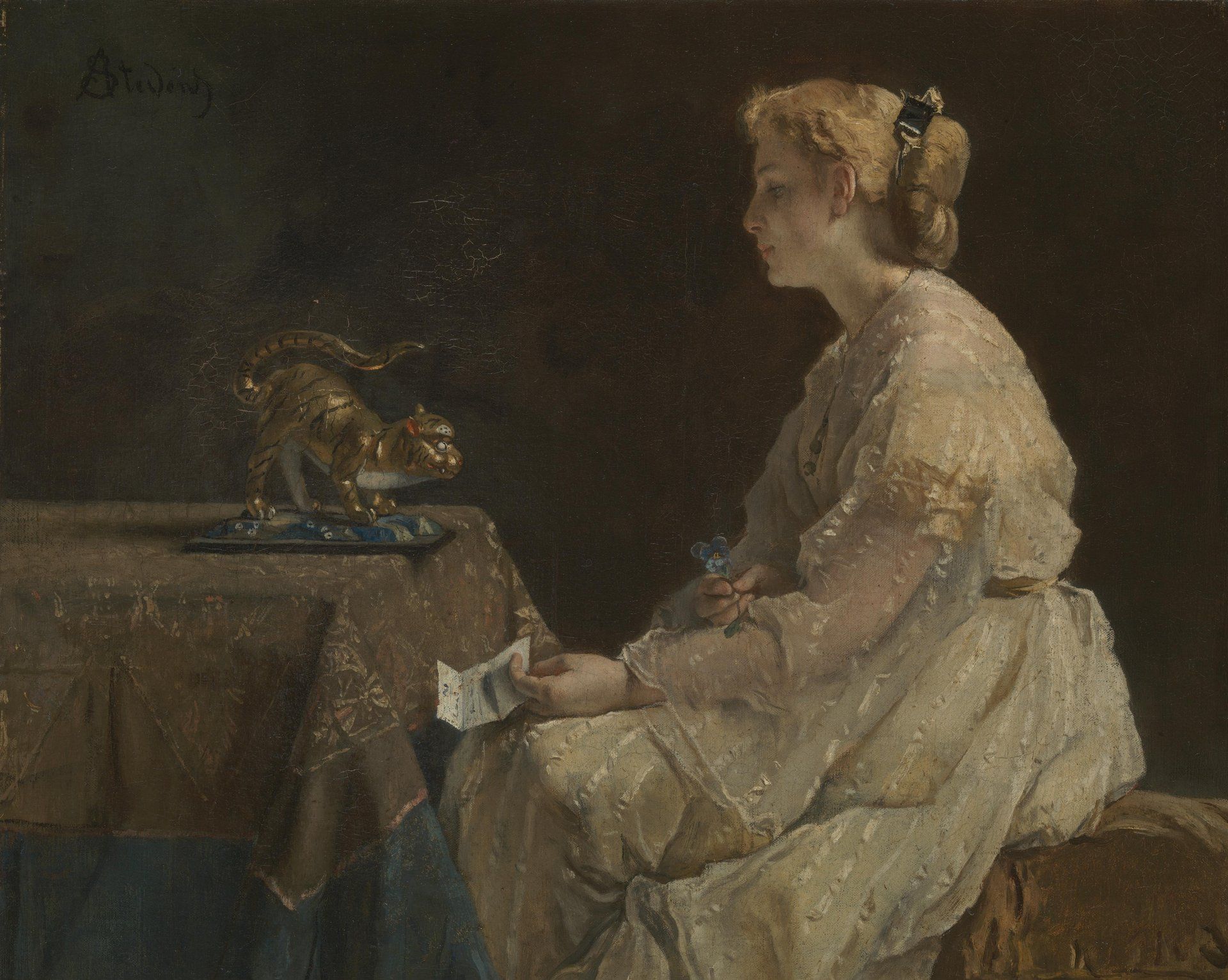 Alfred Stevens - The Present