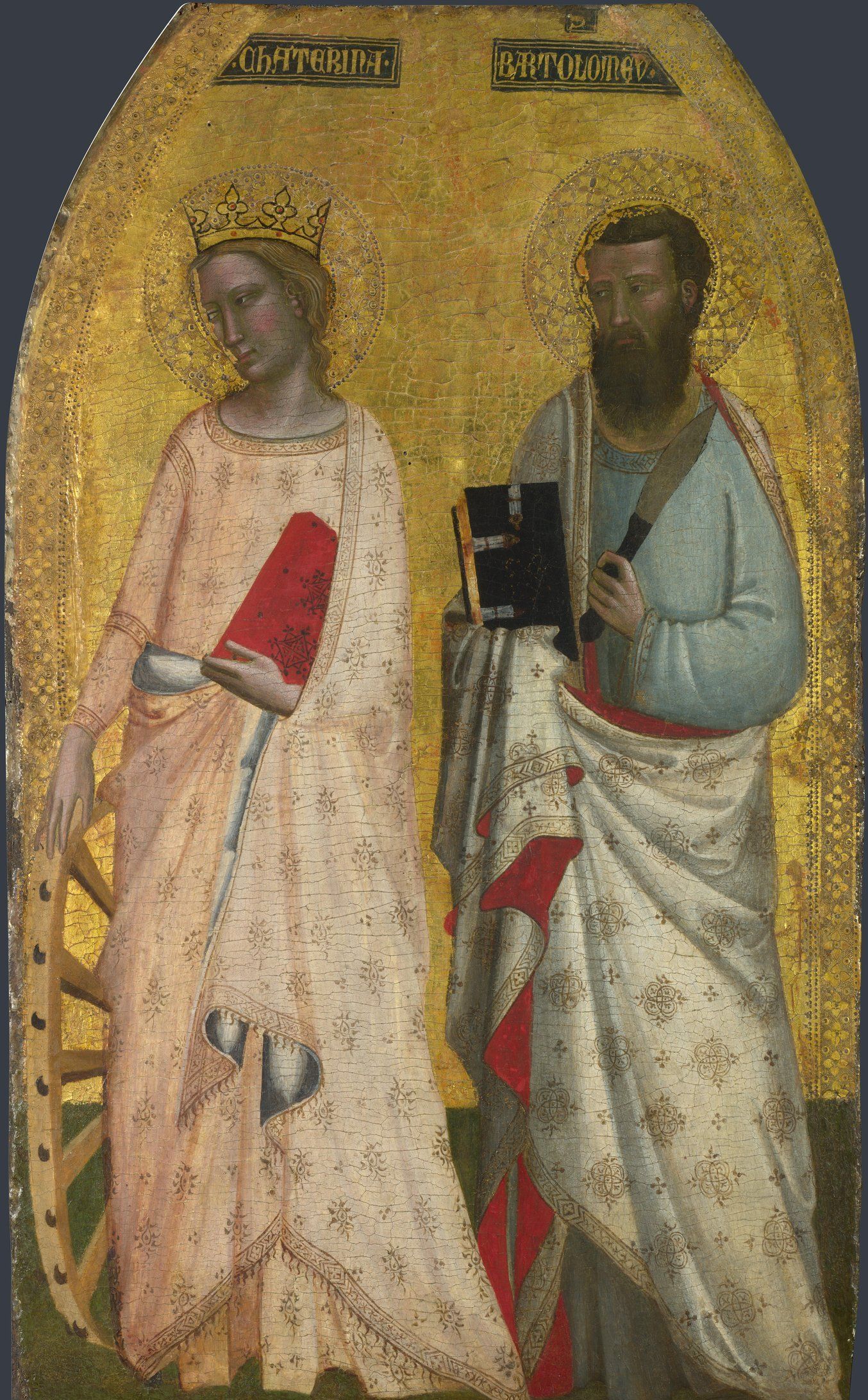 Allegretto Nuzi - Saint Catherine and Saint Bartholomew