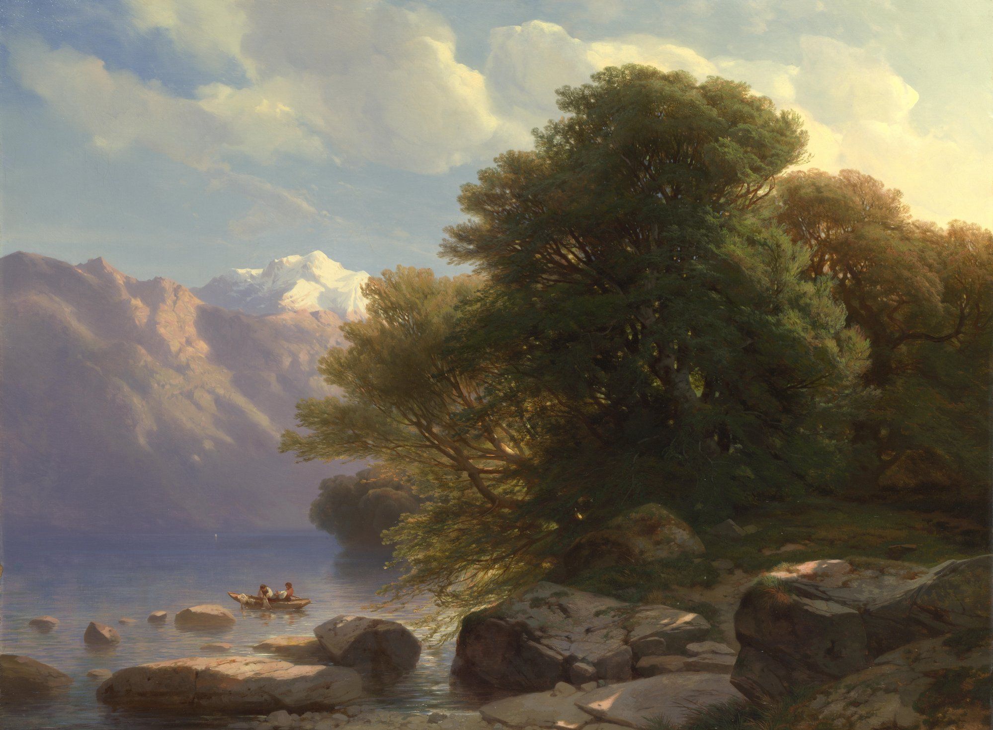 Alexandre Calame - The Lake of Thun