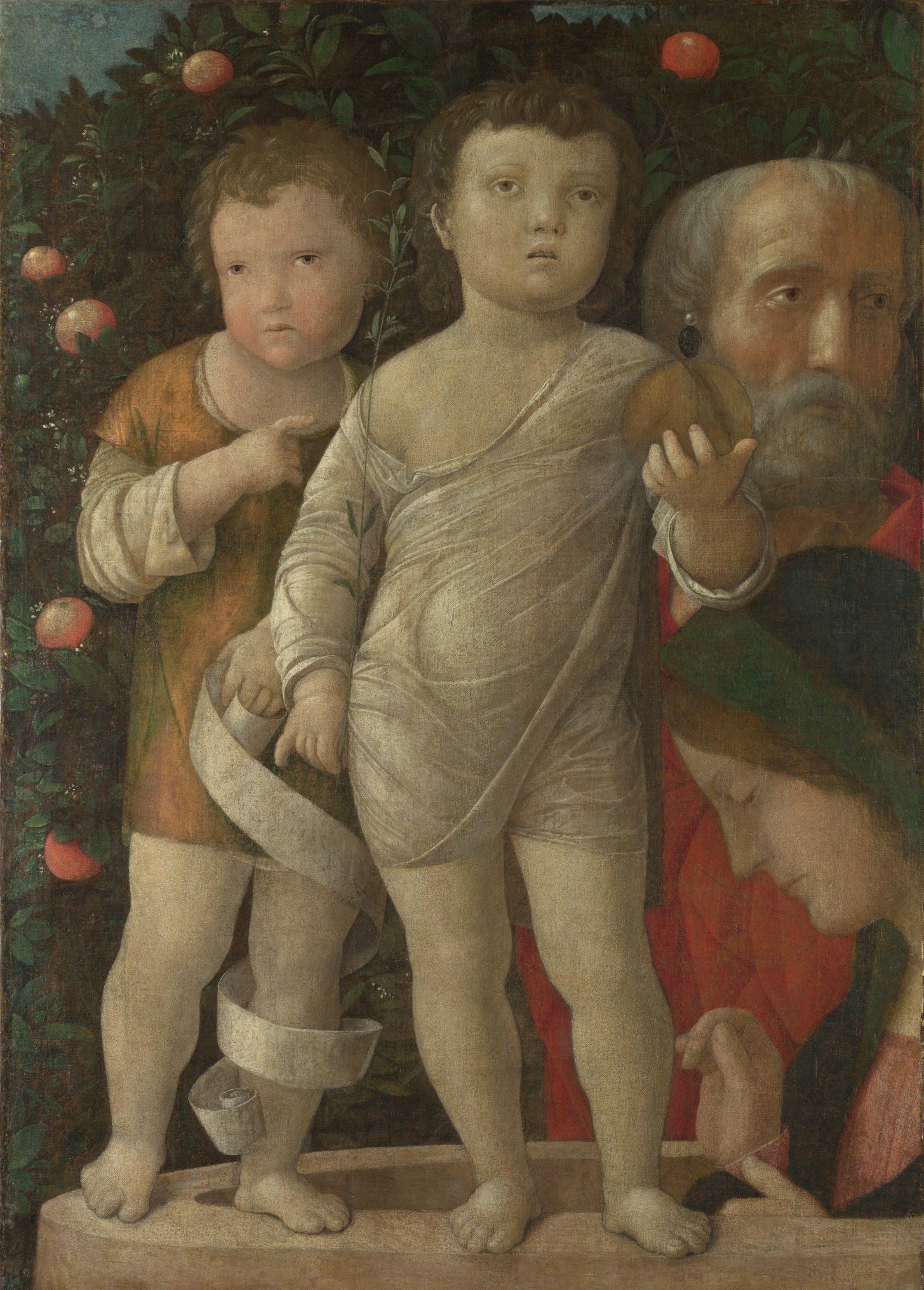 Andrea Mantegna - The Holy Family with Saint John