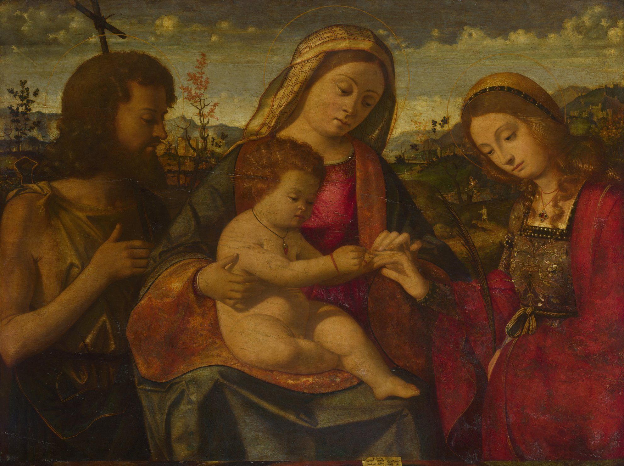 Andrea Previtali - The Virgin and Child with Saints