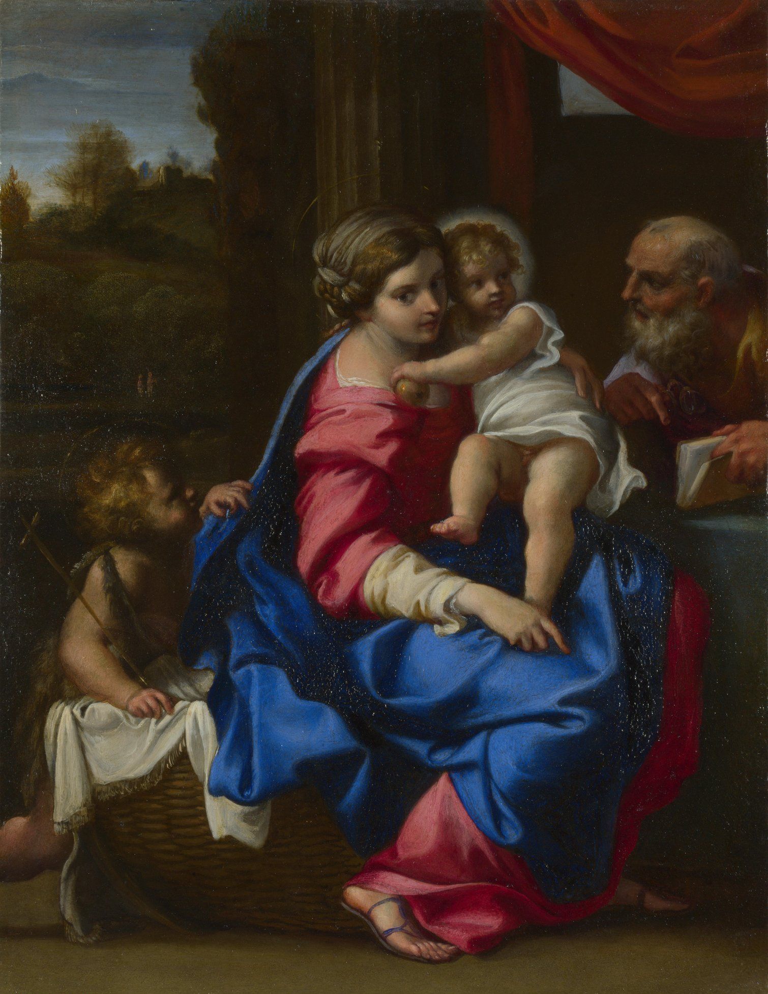 Annibale Carracci - The Holy Family with the Infant Saint John the Baptist