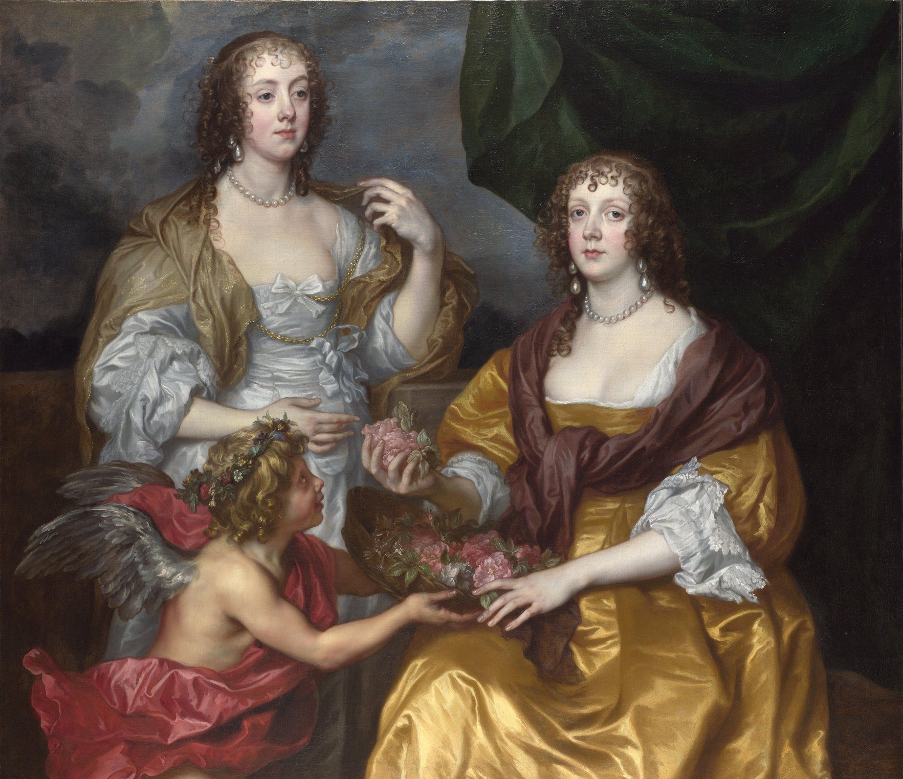 Anthony van Dyck - Lady Elizabeth Thimbelby and her Sister